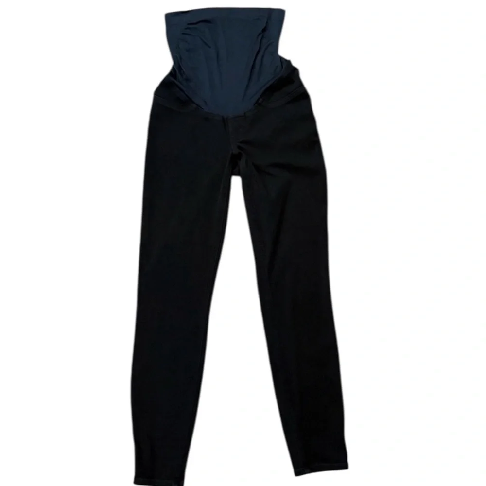 SPANX Maternity Mama Ankle Jean-Ish Black Stretch Comfy Leggings Sz Medium Nwt